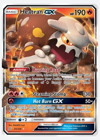 Heatran GX — catalogusbeeld