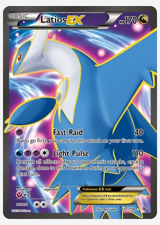 Latios EX — catalogusbeeld