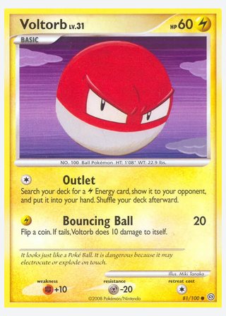 Voltorb — catalogusbeeld