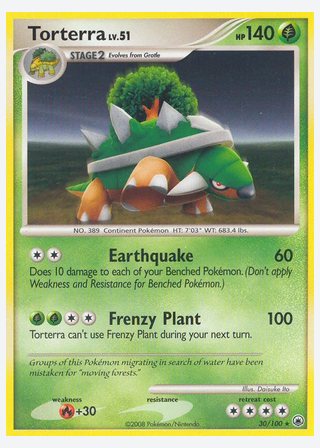 Torterra — catalogusbeeld