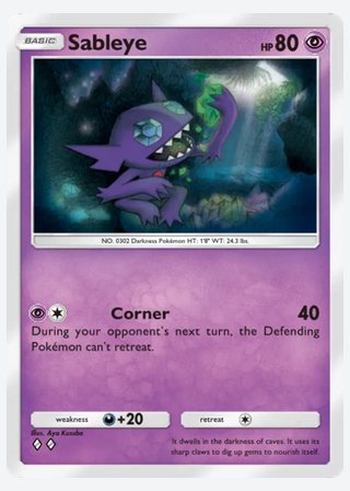 Sableye — catalogusbeeld