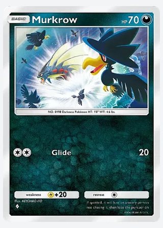 Murkrow — catalogusbeeld