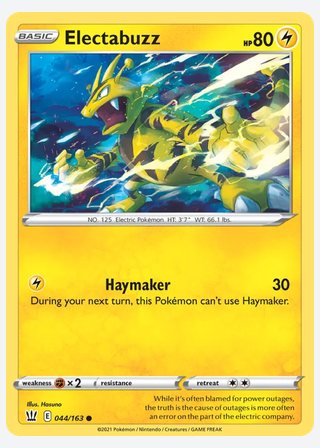 Electabuzz — catalogusbeeld