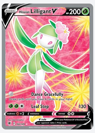 Hisuian Lilligant V — catalogusbeeld