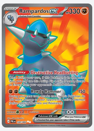 Rampardos ex — catalogusbeeld