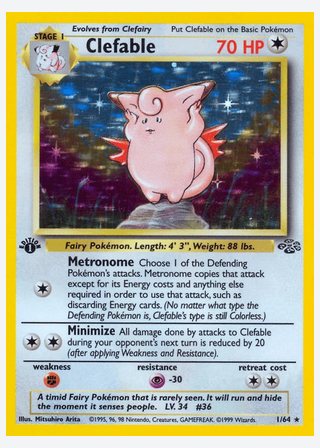 Clefable — catalogusbeeld