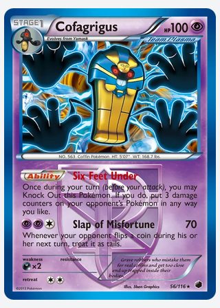 Cofagrigus — catalogusbeeld