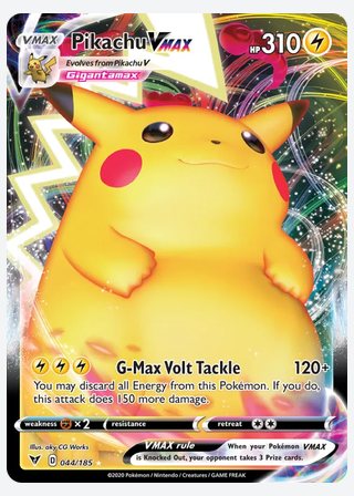 Pikachu VMAX — catalogusbeeld