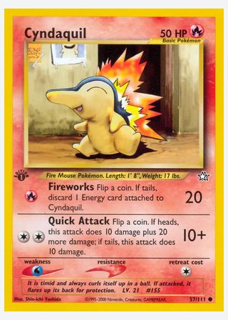 Cyndaquil — catalogusbeeld