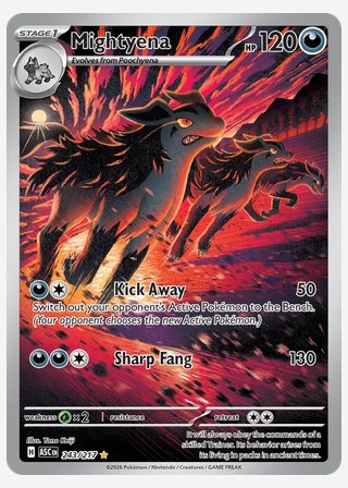 Mightyena — catalogusbeeld