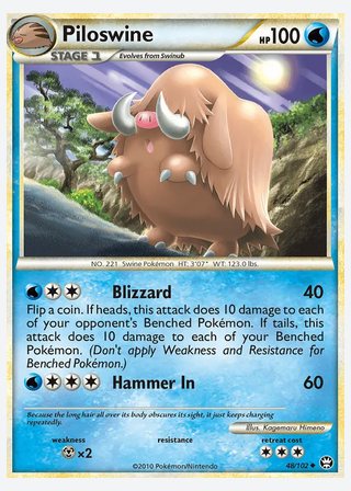 Piloswine — catalogusbeeld