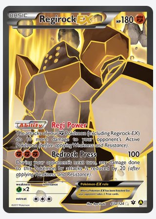 Regirock EX — catalogusbeeld