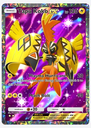 Tapu Koko ex — catalogusbeeld