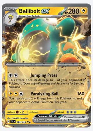 Bellibolt ex — catalogusbeeld
