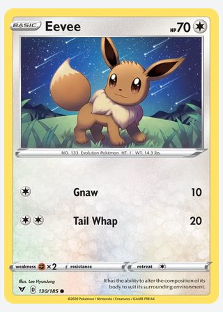 Eevee — catalogusbeeld