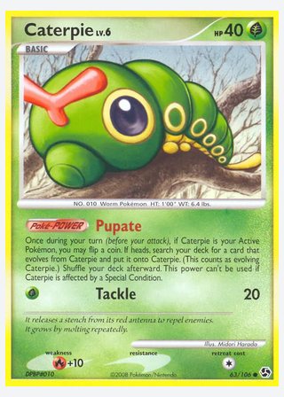 Caterpie — catalogusbeeld