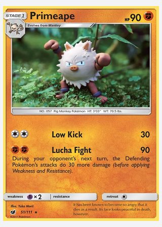 Primeape — catalogusbeeld