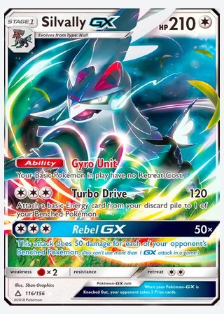 Silvally GX — catalogusbeeld