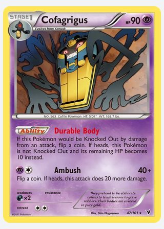 Cofagrigus — catalogusbeeld