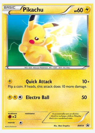 Pikachu — catalogusbeeld