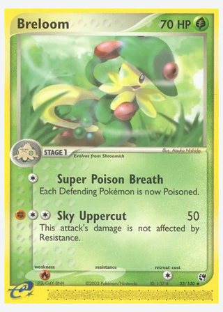 Breloom — catalogusbeeld