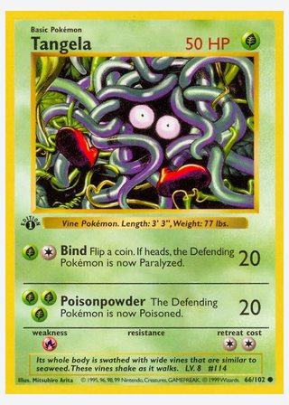 Tangela — catalogusbeeld