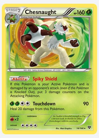 Chesnaught — catalogusbeeld
