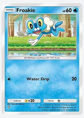 Froakie — catalogusbeeld