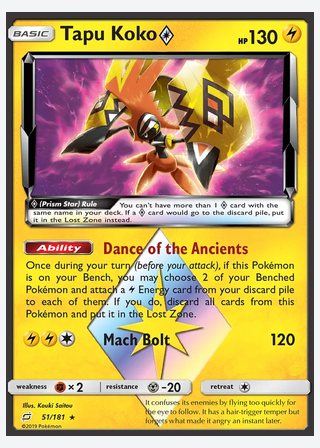 Tapu Koko ◇ — catalogusbeeld