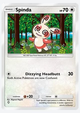 Spinda — catalogusbeeld