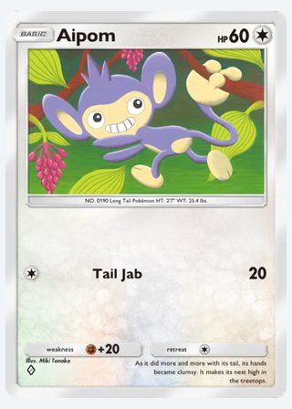 Aipom — catalogusbeeld
