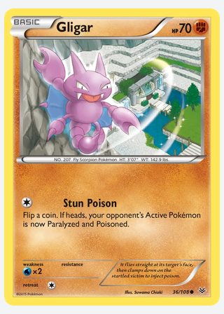 Gligar — catalogusbeeld
