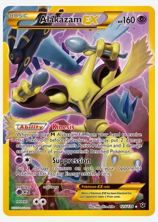 Alakazam EX — catalogusbeeld