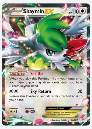 Shaymin EX — catalogusbeeld