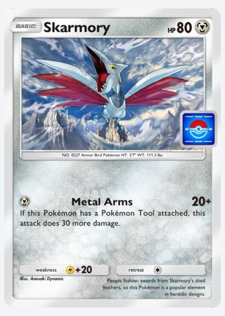 Skarmory — catalogusbeeld