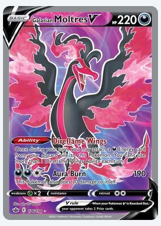 Galarian Moltres V — catalogusbeeld
