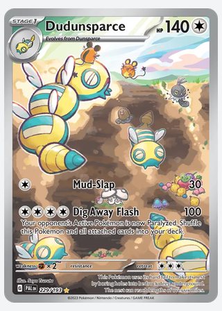 Dudunsparce — catalogusbeeld