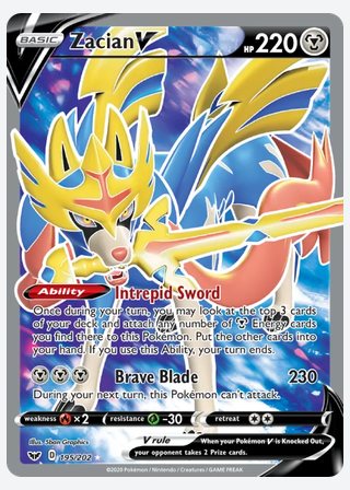 Zacian V — catalogusbeeld