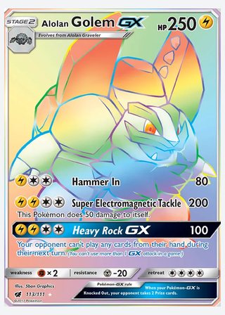 Alolan Golem GX — catalogusbeeld