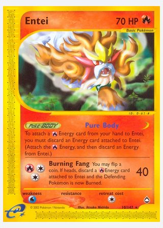 Entei — catalogusbeeld