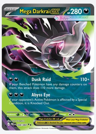 Mega Darkrai ex — catalogusbeeld