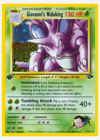 Giovanni's Nidoking — catalogusbeeld