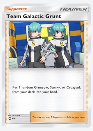 Team Galactic Grunt — catalogusbeeld