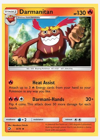 Darmanitan — catalogusbeeld
