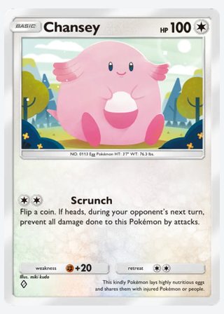 Chansey — catalogusbeeld