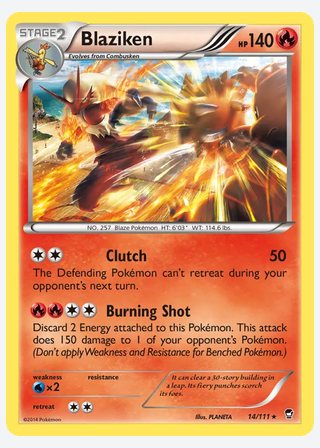 Blaziken — catalogusbeeld