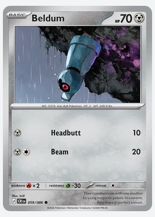 Beldum — catalogusbeeld