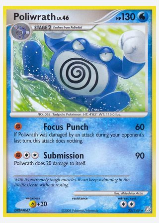 Poliwrath — catalogusbeeld
