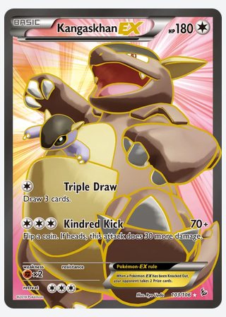 Kangaskhan EX — catalogusbeeld