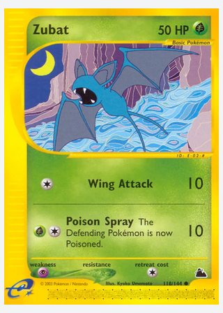 Zubat — catalogusbeeld